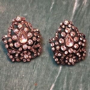 Georgian paste girandole earrings